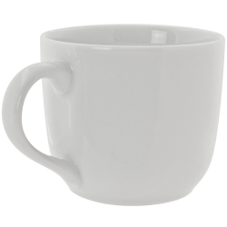 Royal White Round Latte Mug