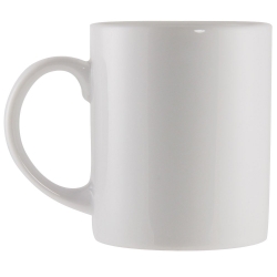 Classic White C-Handle Mug