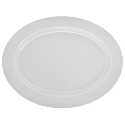 Classic White Oval Platter