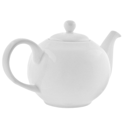 Classic White Teapot