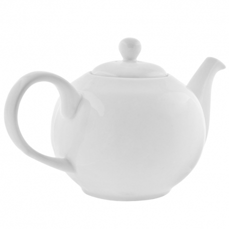 Classic White Teapot