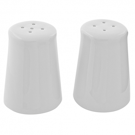 Classic White Salt & Pepper Set