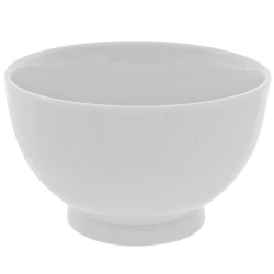 Classic White Footed Rice Bowl