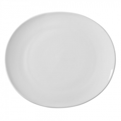 Royal Oval White Dinner Plate