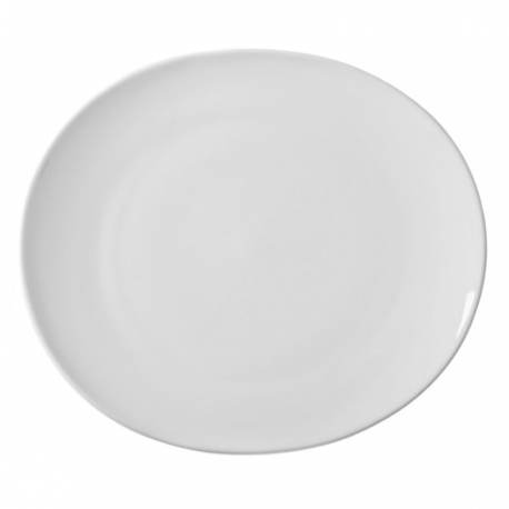 Royal Oval White Dinner Plate