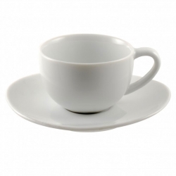Royal Oval White Demi Cup/Saucer
