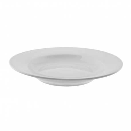 Z-Ware White Porcelain Rim Soup