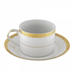 Luxor Gold Can Cup/Saucer