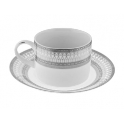 Iriana Silver Can Cup/Saucer