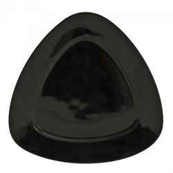 Black Triangle Charger Plate