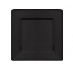 Whittier Squares Black Charger Plate