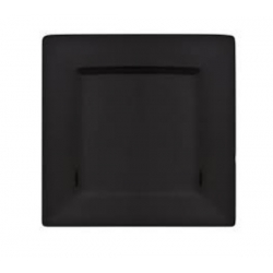 Whittier Squares Black Dinner Plate