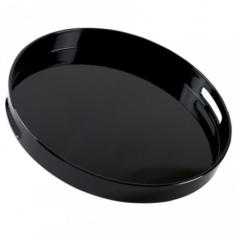 Lacquer  Round Serving Tray