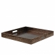 Gator Brown Square Tray