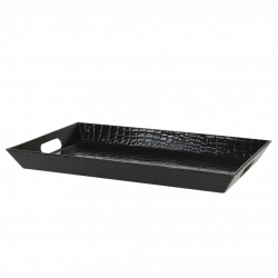 Gator Black Rectangular Tray