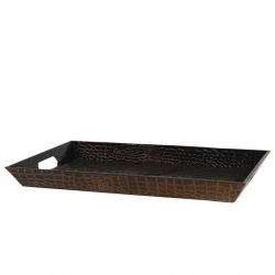 Gator Brown Rectangular Tray