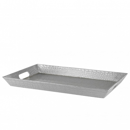 Gator Silver Rectangular Tray