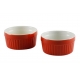 Sienna Red Souffle Set Of 2