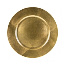 Lacquer Round Green Charger Plate