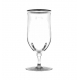 Windsor Water Goblet W/Silver Band