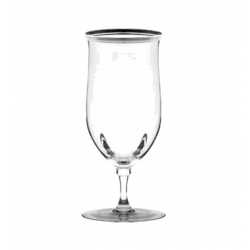 Windsor Water Goblet W/Silver Band