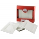 Square Box Sets - Red Salad/Dessert Plate Set Of 4