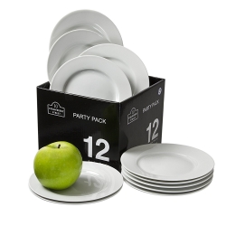 Party Packs Round Bread & Butter Plate Set Of 12