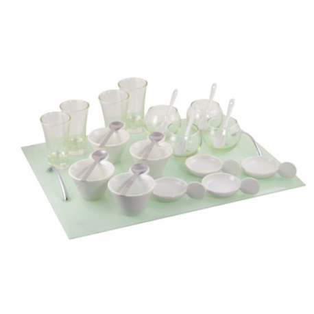 Appetizer Set 25 Pc Rec Glass