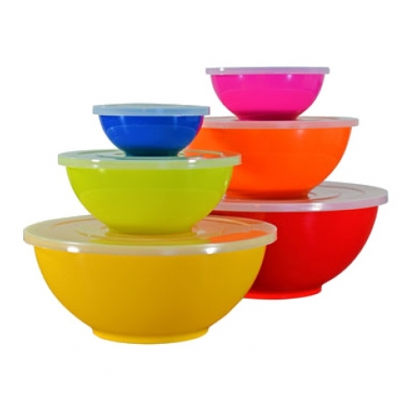 Assorted Melamine Mixing Bowl