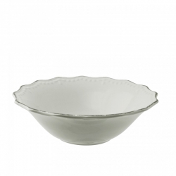 Oxford Cream Salad Bowl  7.3"