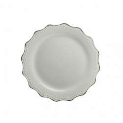 Oxford Cream Salad Plate  8.3"