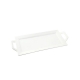 Whittier Embossed Rectangular Handled Platter