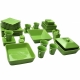 Nova Green 45 Pc Sq Dinner Set