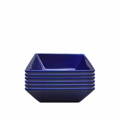 Nova Cobalt Square Bowl S-6  7"